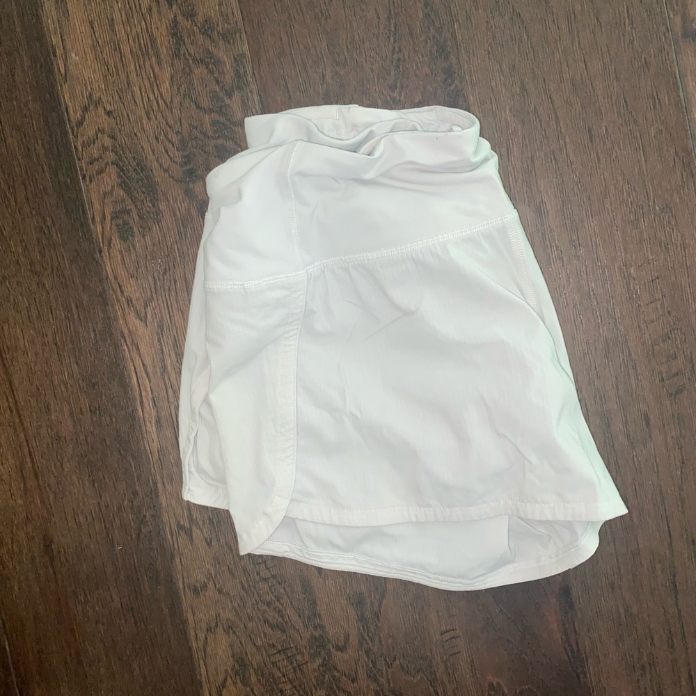 White speed up 4” shorts